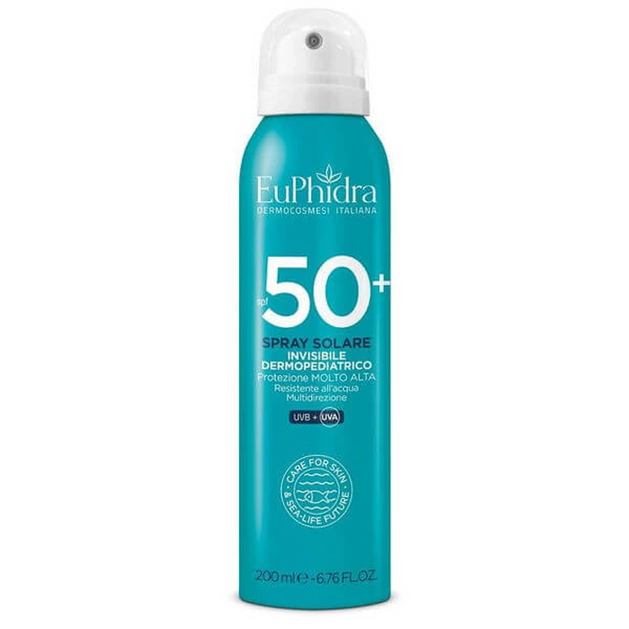 Euphidra Kaleido Spray invizibil pentru copii Spf50+ 200 Ml