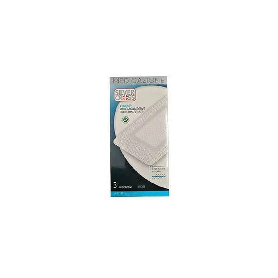 ZILVERKRUIS LUCHTDOORLAAT 10X25CM3ST