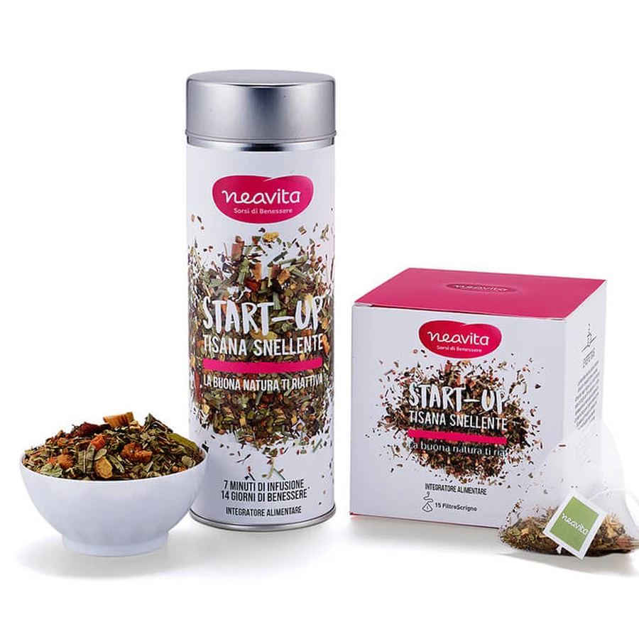 Silberne Dose Start-up Slimming