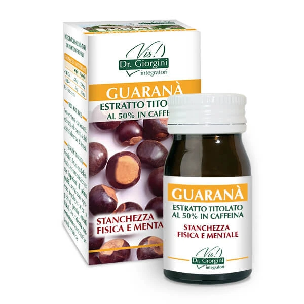 Guarana' Titrierter Extrakt 60 Tabletten Giorgini