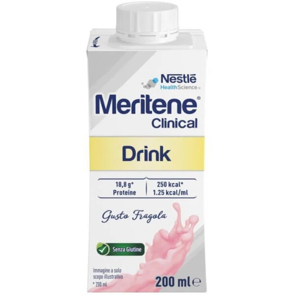 Meritene klinischen Erdbeergeschmack 200ml