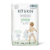 Scutece Hipoalergenice Eco Kit&Kin Pull Up XL6, Marimea 6, 15 kg+, 18 buc