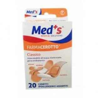Meds Strips Polyurethaan Pleister Hypoallergeen Classic Assorti 20 Stuks