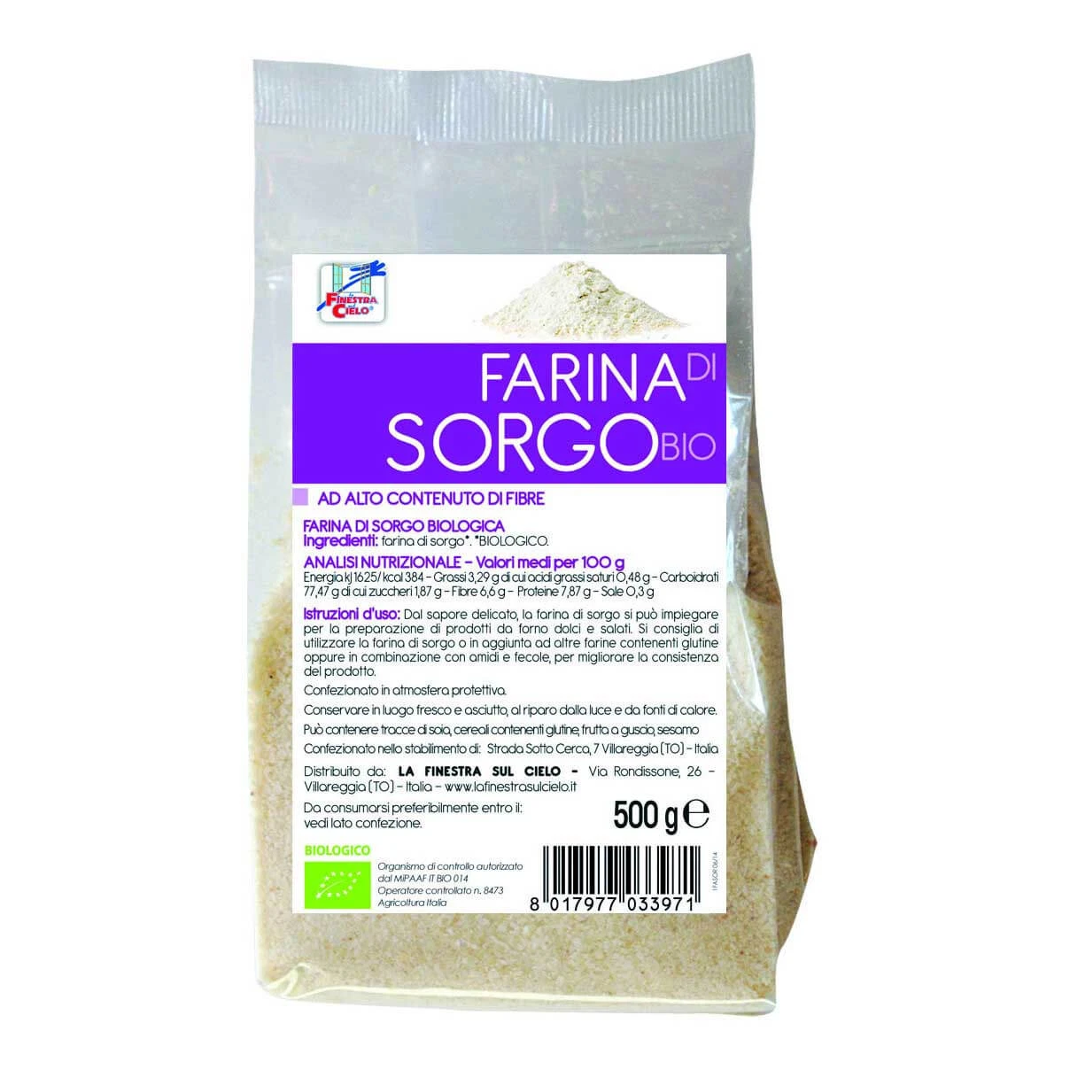 BIO-SORGHUMMEHL 500G