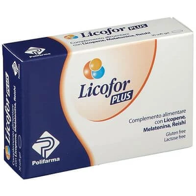Farmigea Licofor Plus Antioxidans Melatonin Ergänzung 30 glutenfreie Kapseln