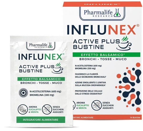 Influnex Aktiv Plus Balsamische Wirkung 14 Beutel
