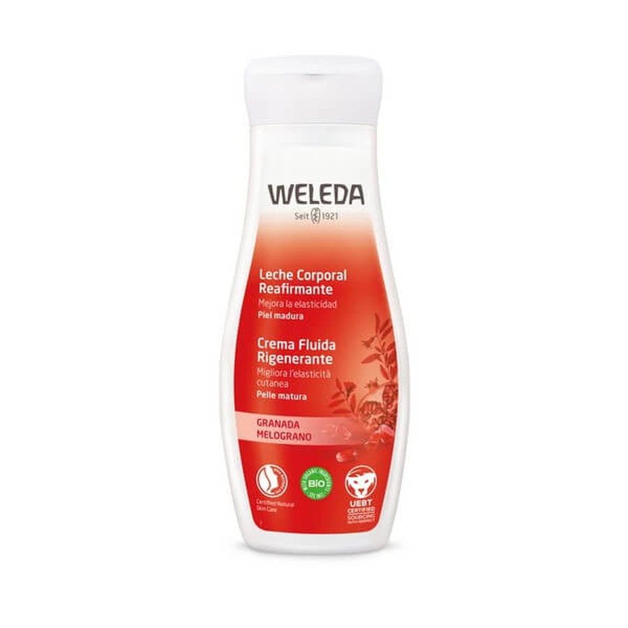 Weleda Regenerating Fluid Pomegranate Body Cream 200ml