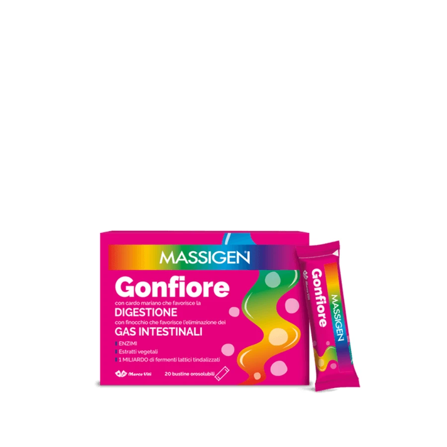Gonfiore Massigen Marco Viti 20 Bustine Orosolubili