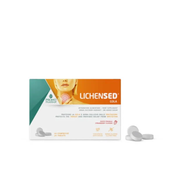 Lichensed Erdbeere 20 Tabletten