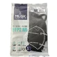MASCARILLA FFP2 BLACK MUSK 10UDS