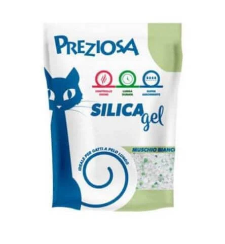 EDLES KATZENSTREU HYGIENISCHES KIESELGEL WEISSES MOOS 2,25 KG
