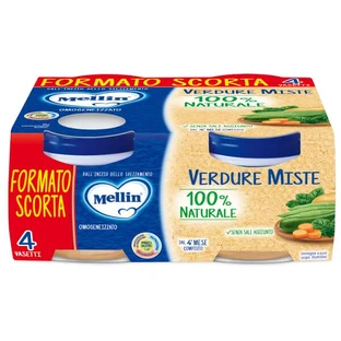 Mellin Legume mixte omogenizate 4x80g