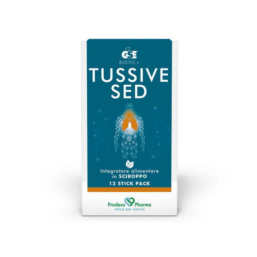Gse Tussive Sed Sirop 12 Stick Pachete