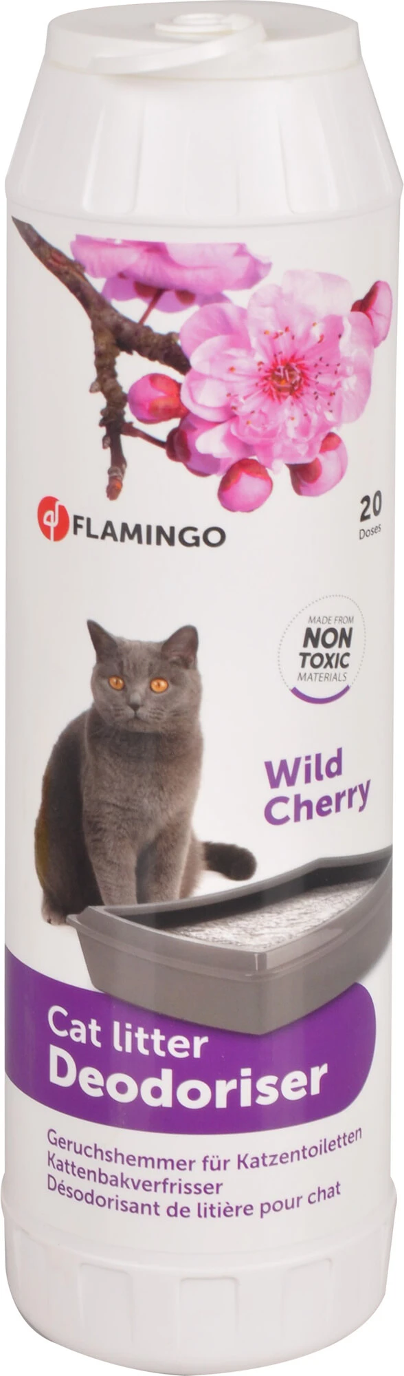 FLAMINGO KATZENKLO DESODORIERUNGSMITTEL WILDKIRSCHE