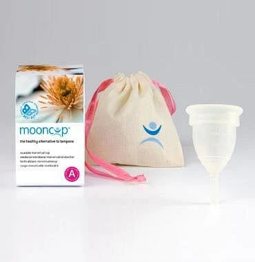 Menstruationstasse Mooncup Größe A Large für Frauen über 30 Jahre alt