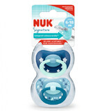 M2 Signature silicone soother, 2 pieces, 6-18 months, Nuk