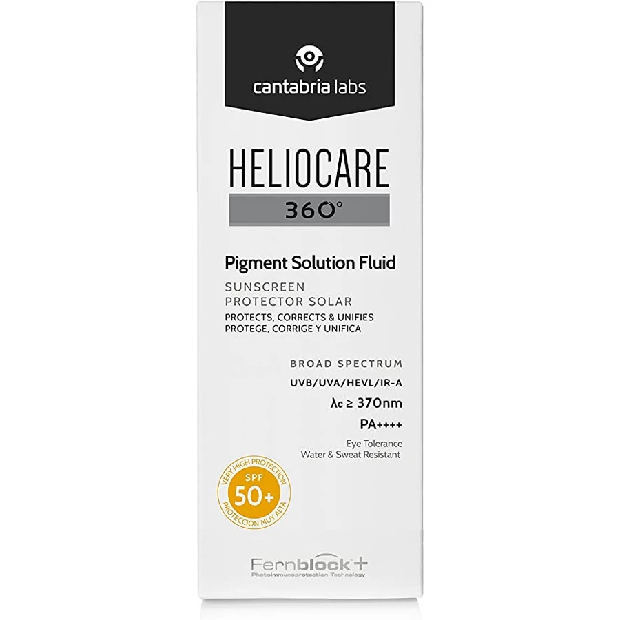 Fluid protectie solara SPF50+ Heliocare 360º Pigment Solution, 50 ml, Cantabria