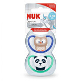 Silicone soother M2 Space, 2 pieces, 6-18 months, Nuk