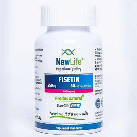 FISETIN, 250 MG, 60 CAPSULE VEGETALE, NEW LIFE+