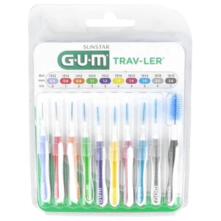 Gum® Trav-Ler® Perii Sunstar 10 bucăți