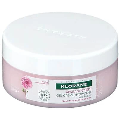 Klorane feuchtigkeitsspendende Creme Gel mit Pfingstrose 200 ml