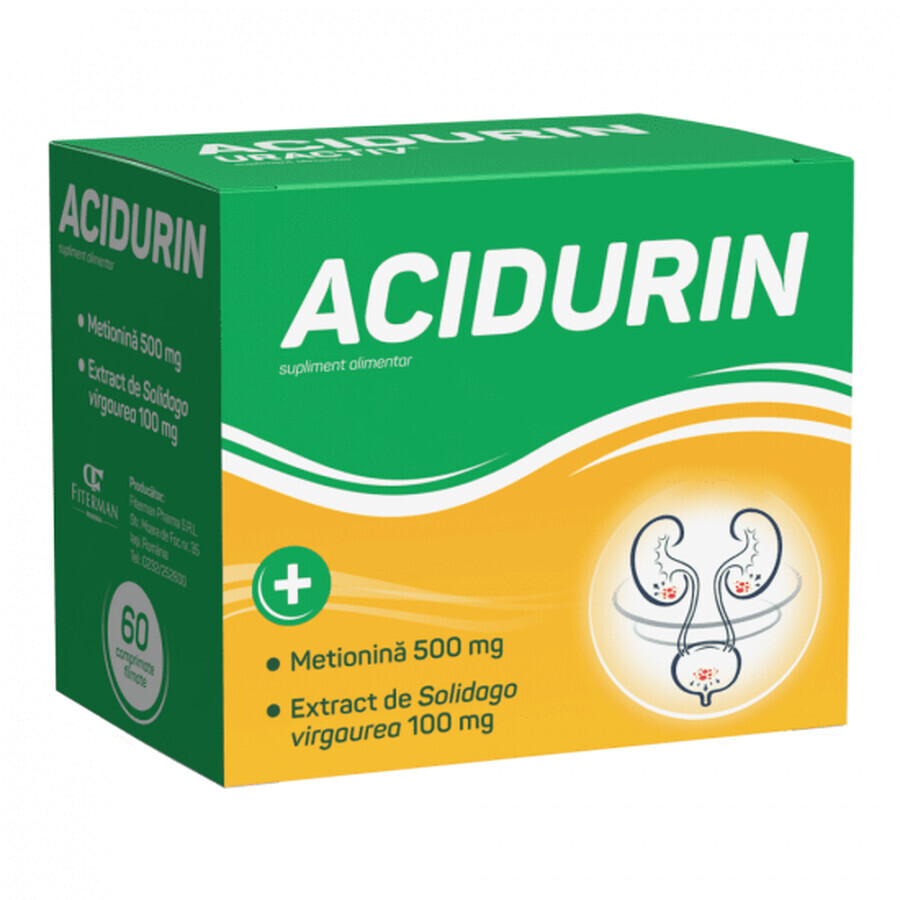 Acidurin, 60 film-coated tablets, Fiterman Pharma