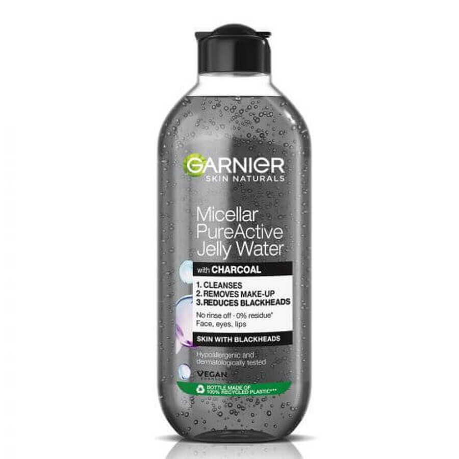 Skin Naturals Salicylsäure und Aktivkohle angereichertes Gel Mizellenwasser, 400 ml, Garnier