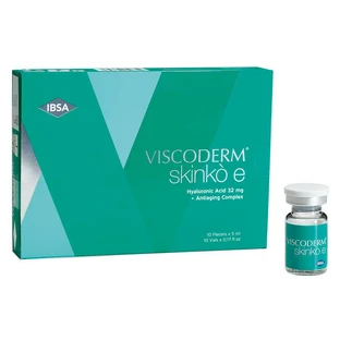 Seringă intradermică Viscoderm Skinko' și acid hialuronic 32 Mg 10 fiole 5 Ml