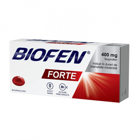 Biofen Forte, 400 mg, 16 Weichkapseln, Biofarm