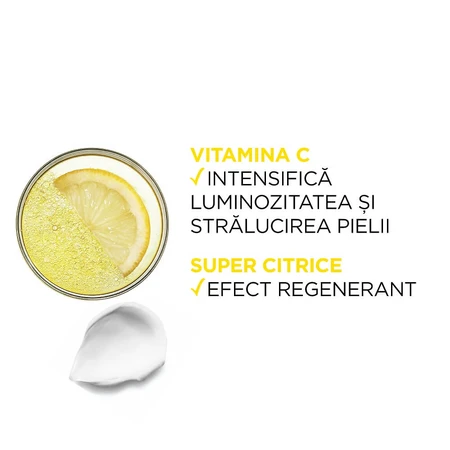 Crema giorno illuminante arricchita con vitamina C Skin Active, 50 ml, Garnier