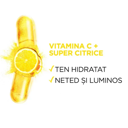 Crema giorno illuminante arricchita con vitamina C Skin Active, 50 ml, Garnier