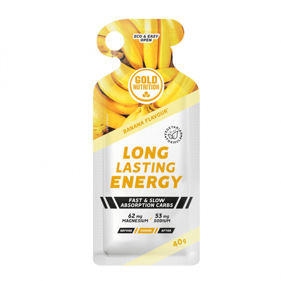 Gel with banana flavor Long Lasting, 40g, Gold Nutrition