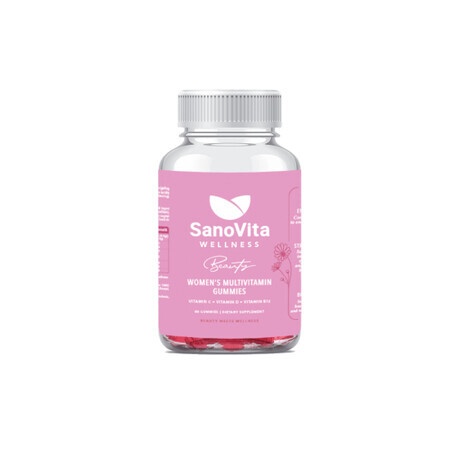 Gélules multivitaminées pour femmes Beauty, 60 pièces, SanoVita Wellness