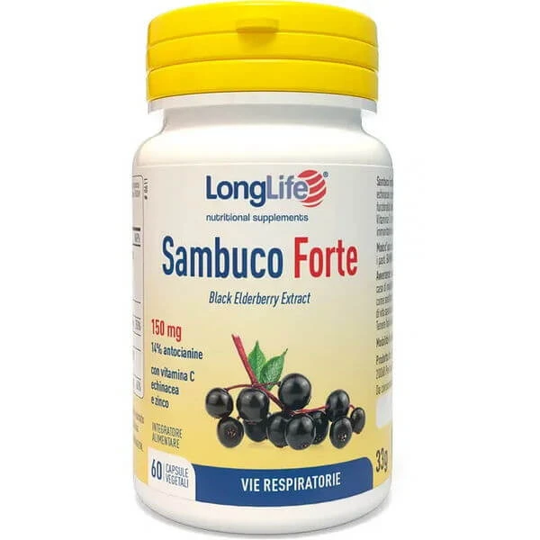 LONGLIFE HOLUNDERBEERE FORTE 60CPS