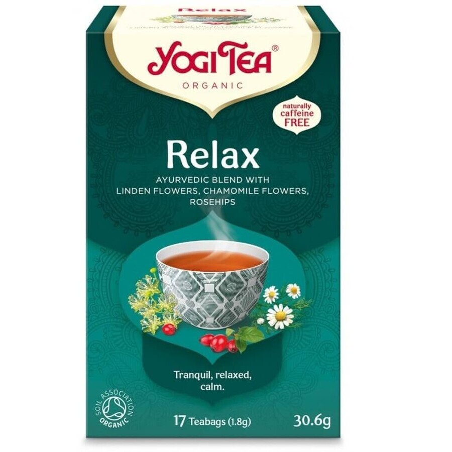 Bio-Beruhigungstee + Bio-Abendtee Packung, 17 Beutel + 17 Beutel, Yogi Tea