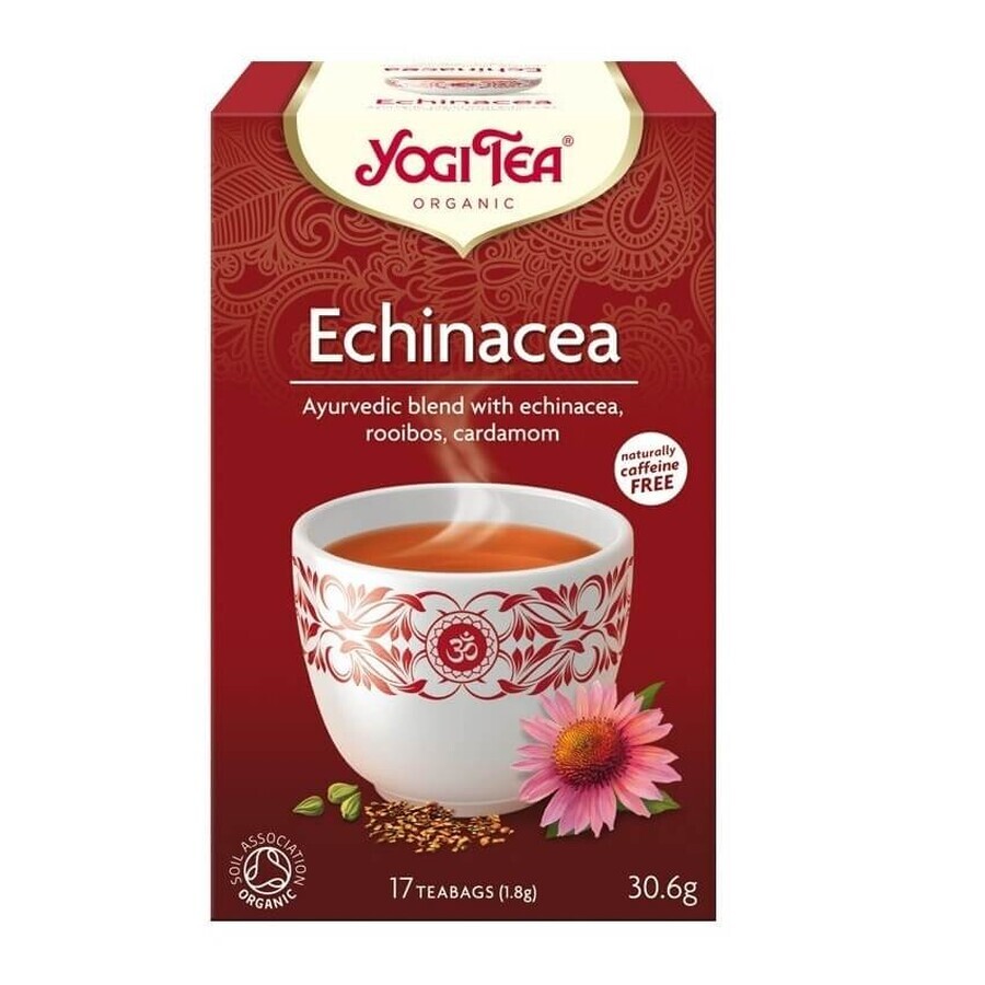 Pachet Ceai bio Sprijin Imunitar + Ceai bio Echinacea, 17 plicuri + 17 plicuri, Yogi Tea