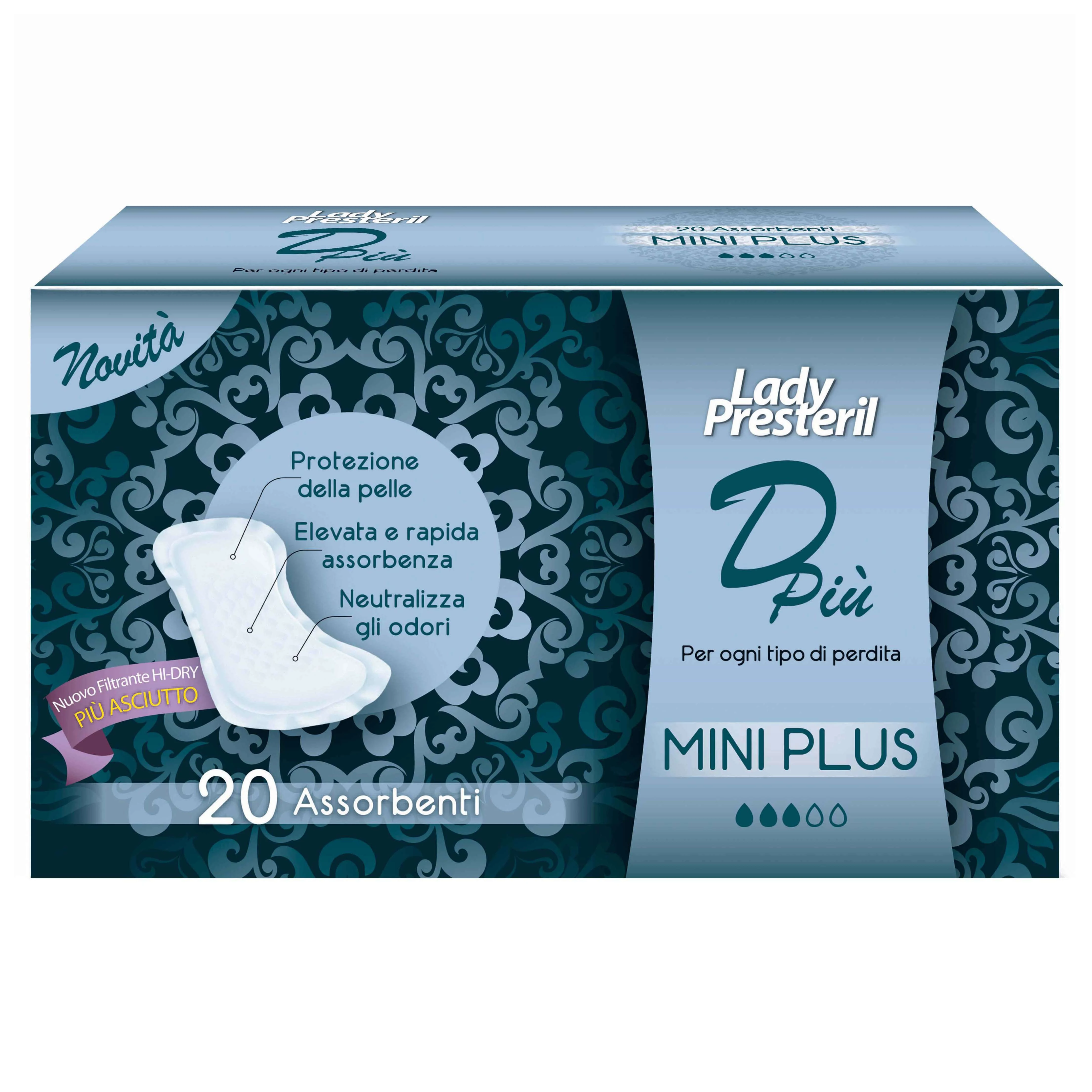 Lady Presteril DPiù Mini - Plus 20 Stück