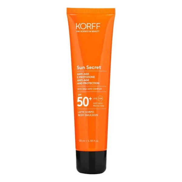 Korff Sun Secret Schützende Sonnenmilch/Anti-Aging Body 100ml SPF50+