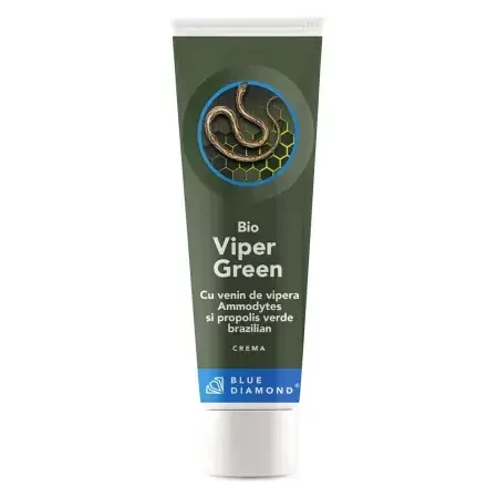 Ammodytes viper venom cream with Brazilian green propolis, 100 ml, Blue Diamond