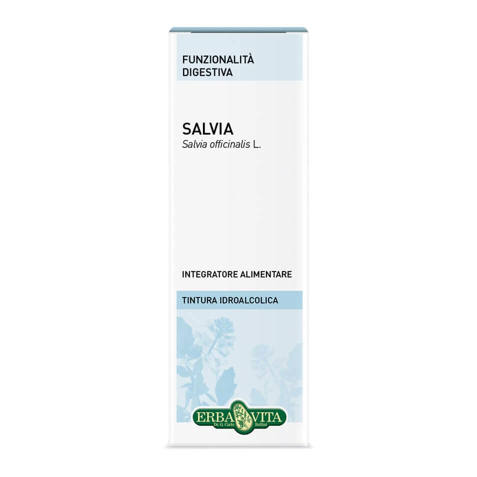 Salbeiblätter Hydroalkoholische Tinktur 50ml Erbavita