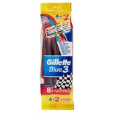 Blue3 Nitro Einweg Gillette 6 Stück +2 Frei