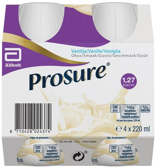 PROSURE VANILLE 4FLASCHEN 220ML