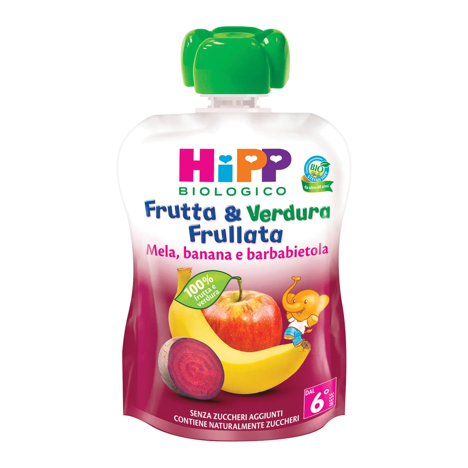 HiPP Bio-Obst und -Gemüse Apfel-Banane-Rübe 90g
