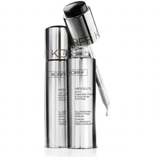 Korff absolute illuminating face serum in special packaging