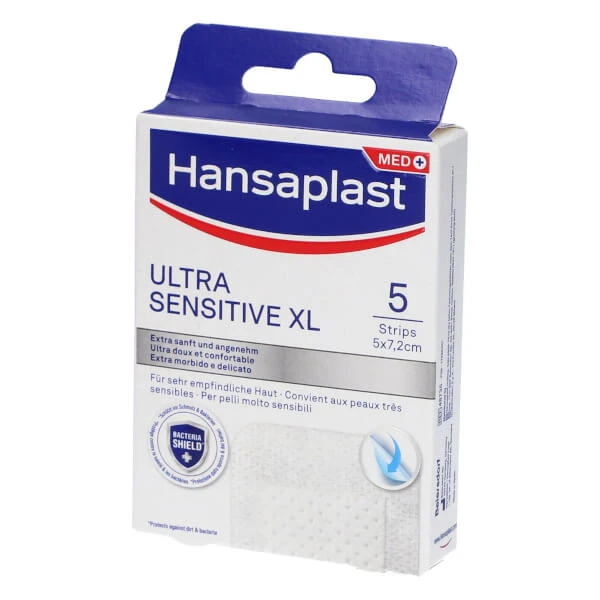 Hansaplas Ultra Sensitiv Pflaster XL 72 x 50 mm