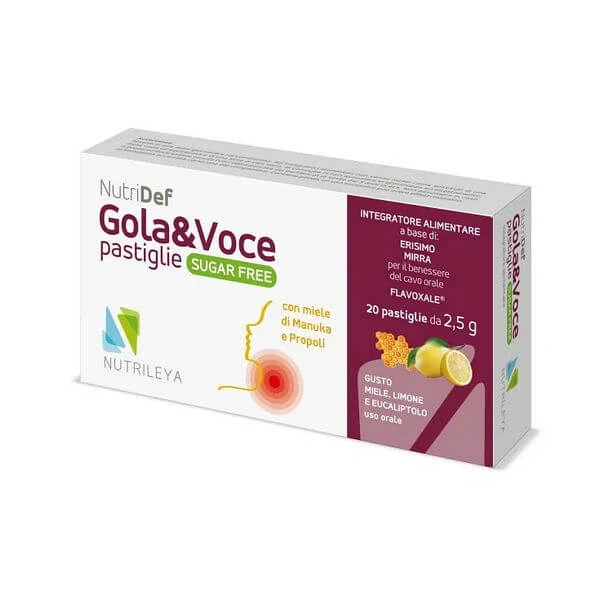 NUTRIDEF THROAT&VOICE SF MI20PAST