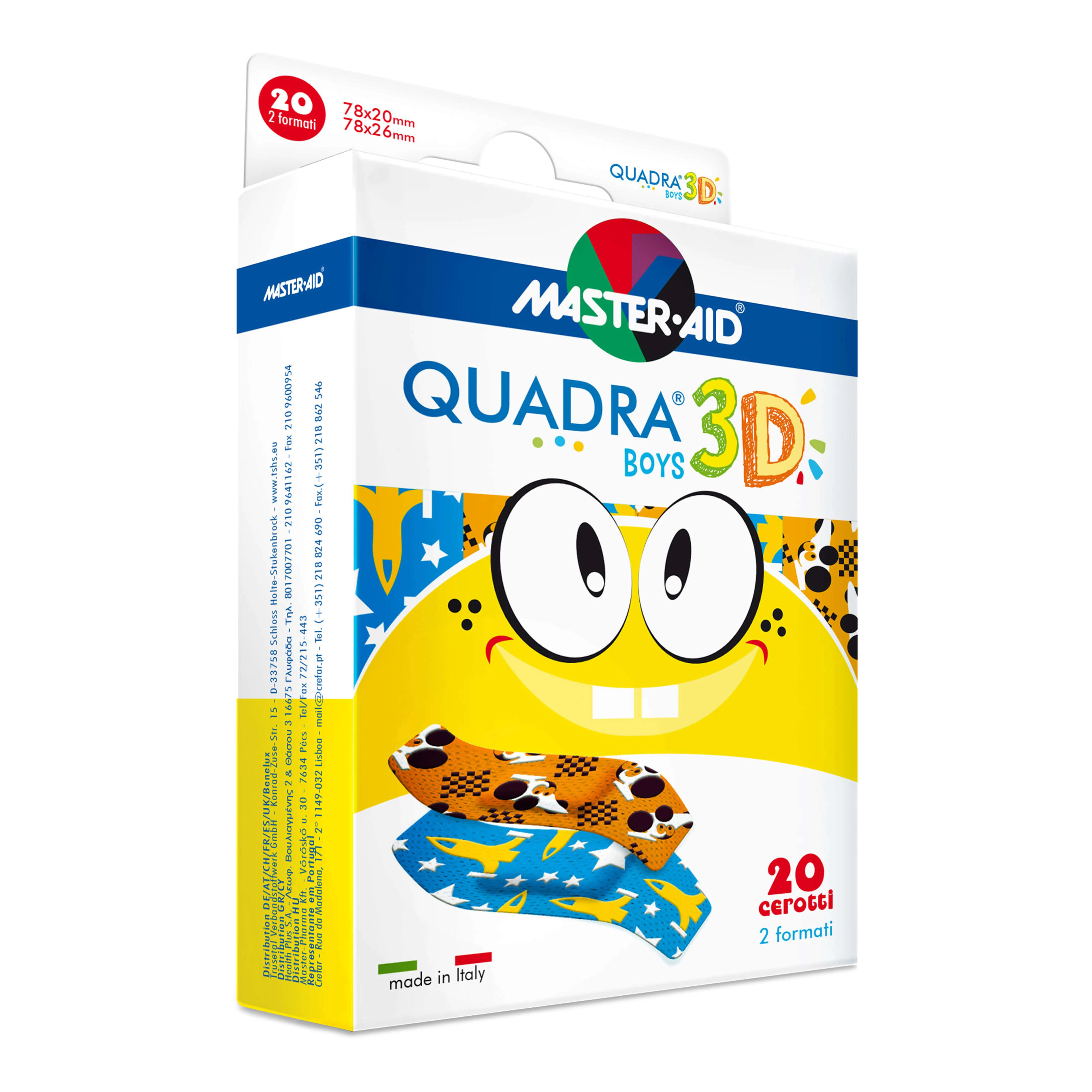 QUADRA*3D Jungen 20 Cer.Assort