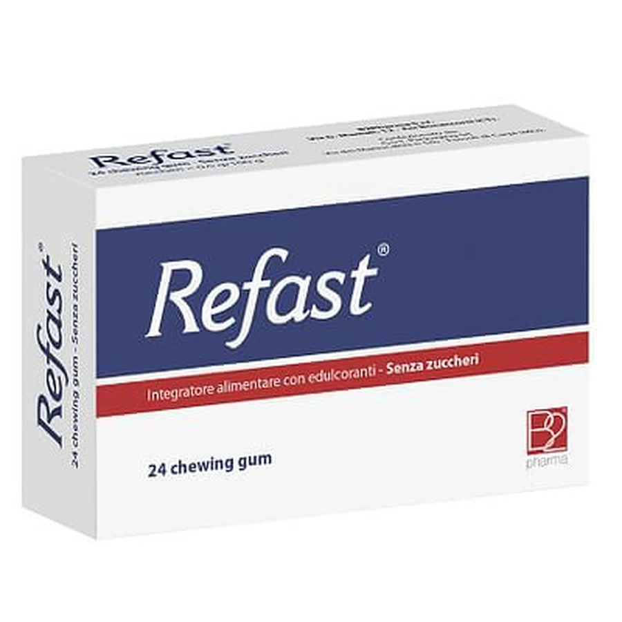 Guma do żucia bez cukru Refast 24: ceny i cechy