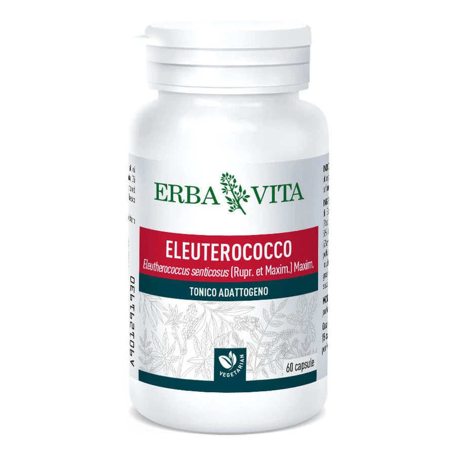 Eleutherococcus 60 Capsules 350mg Erbavita