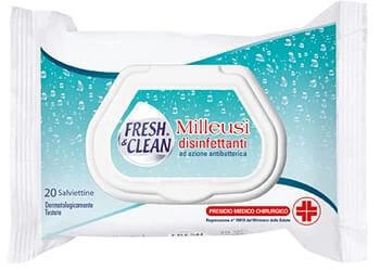 Desinfektionsmittel Fresh&Clean Wipes 20 Stück